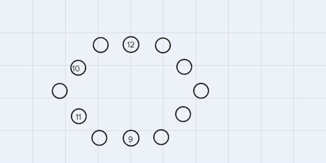 Sum up 3 numbers on each side of the hexagon from 1 to 12 to give 17 on each side-example-1