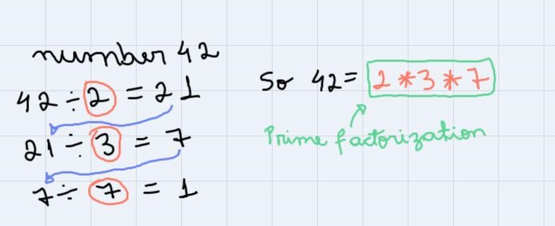 13. Puppies have 28 teeth and most adult dogs have 42 teeth. Find the primefactorization-example-2