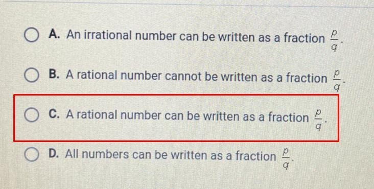 Which of the following statements is true if p is an integer and q is a nonzero integer-example-2