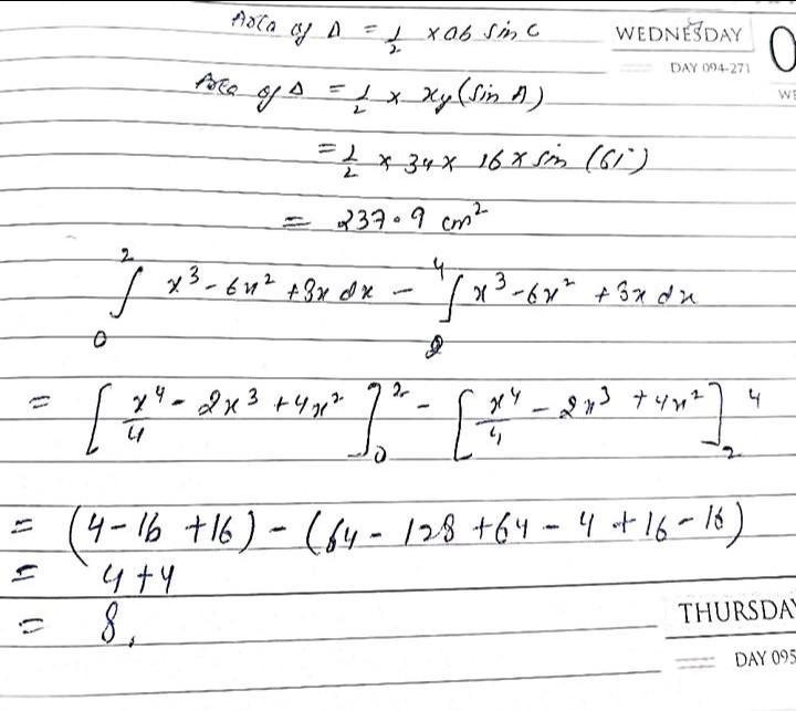 Can someone solve this eq (integration) I did it but the answer I got is different-example-1