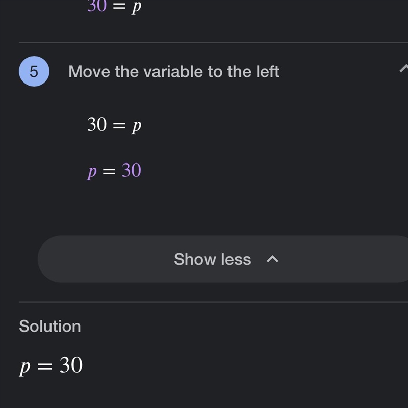 How do I solve 15=3p/6 ?-example-1