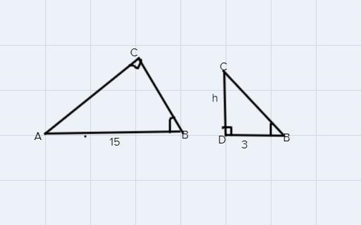 In right triangle ABC, altitude CD with lengthhis drawn to its hypotenuse. We also-example-1