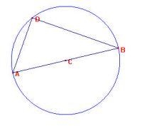 I am trying to find the circumference of an inscribed right triangle with legs 7 meters-example-1