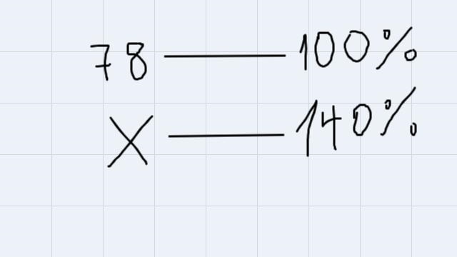 If 78 is increased by 40% what is the new amount-example-1