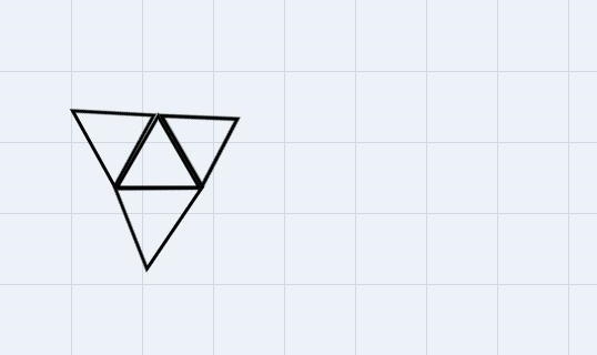 Draw a net for a triangular pyramid.Explain how do you know your diagram-example-1