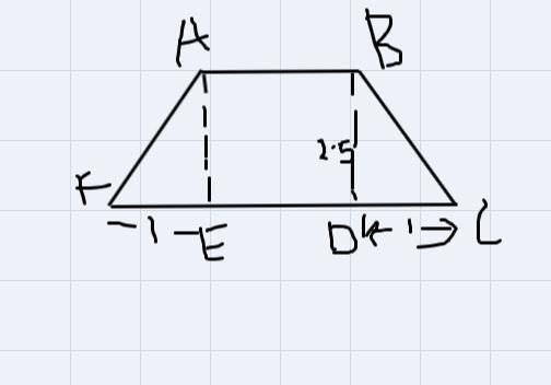 Khloe is making a large table in the shape of a trapezoid, as shown. She needs to-example-1