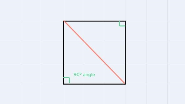 A city counsel has a square lot to place a playground. They plan to place a diagonal-example-1