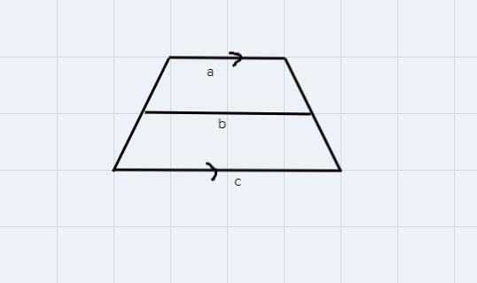 9. For the trapezoid shown below, the measure of the midsegment is2236a. 29b. 58c-example-1