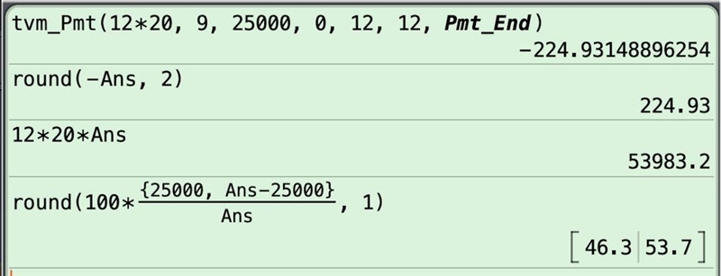 Consider a student loan of ​$25,000 at a fixed APR of 9​% for 20 years. a. Calculate-example-1