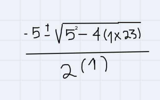 Find the zeros by using the quadratic formula and tell whether the solutions are real-example-2