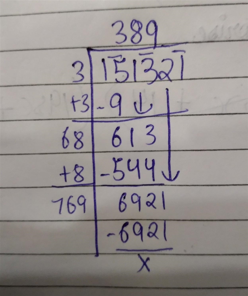 Find the positive square roots by division method of 151,321 please tell me fast-example-1