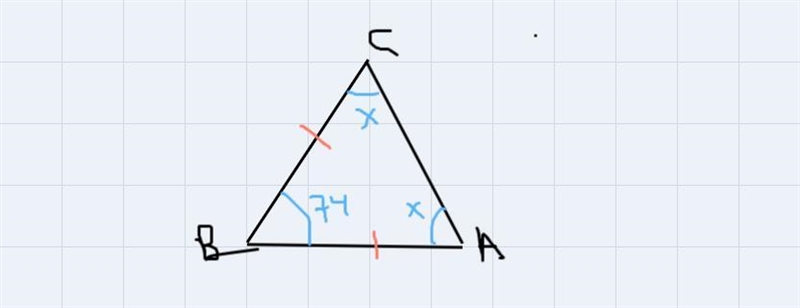 Line DA bisects angle EAC, line AB is congruent to line BC, measure of angle B is-example-1