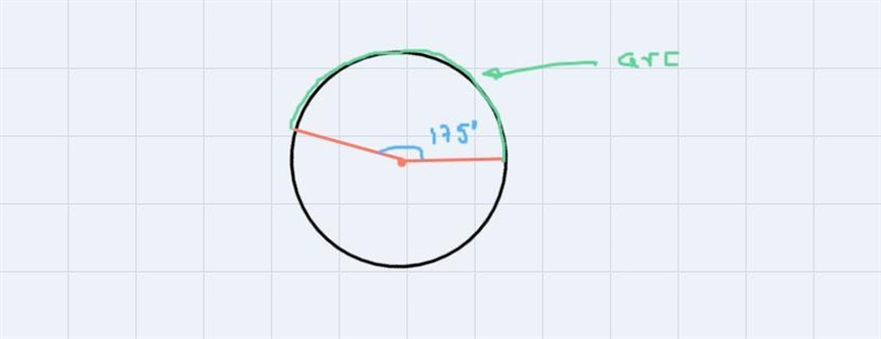 A circle with a radius of 3.9 cm is centered at the vertex of an angle.Suppose the-example-1