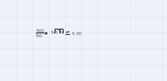 Find the decimal notation 500%-example-1