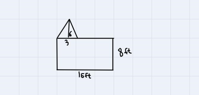 6ft 3ft 8ft 16ft area of irregular figures-example-1