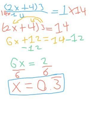 A certain number is multiplied by 2 and added to 4. It is then multiplied by 3 and-example-1