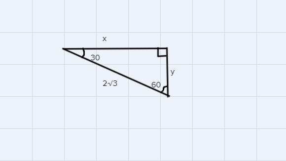 6) Find the missing sides of the triangle. Leave your answersas simplified radicals-example-1