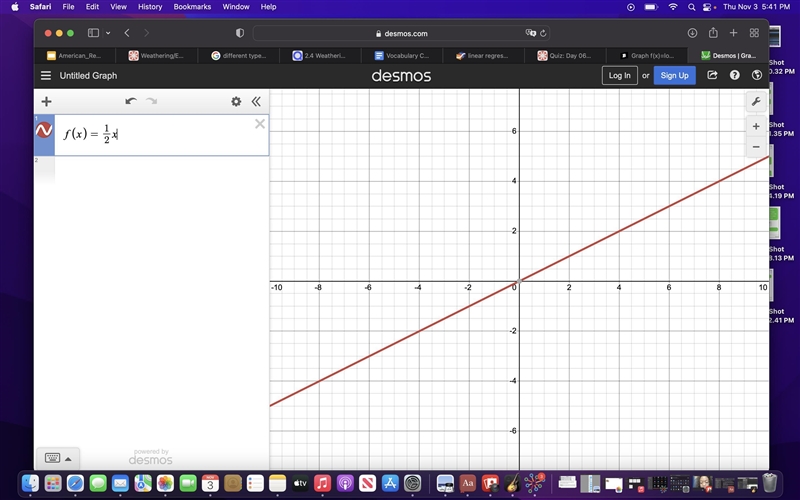 Graph f(x)=log1/2 (x)-example-1