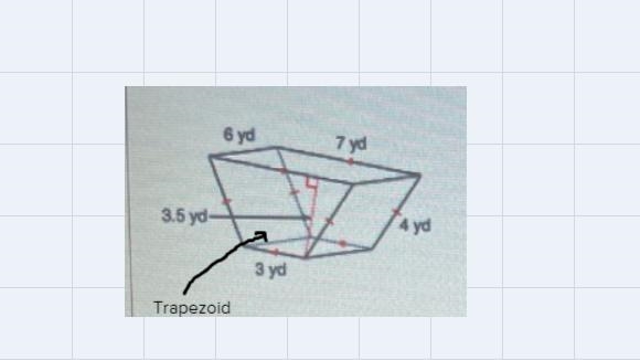 Find the surface area. Round to the nearest whole number.3.5 yd-6 yd3 yd7 yd4 yd-example-2