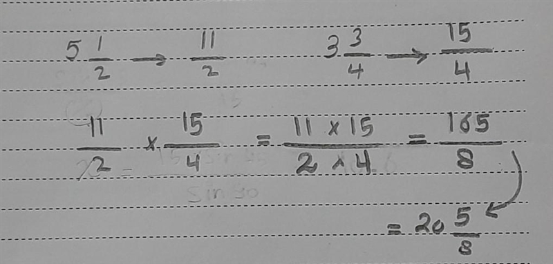 What is the product of 5 1/2 and 3 3/4? A 22 3/8 B 21 1/4 C 20 5/8 D 15 3/8-example-1