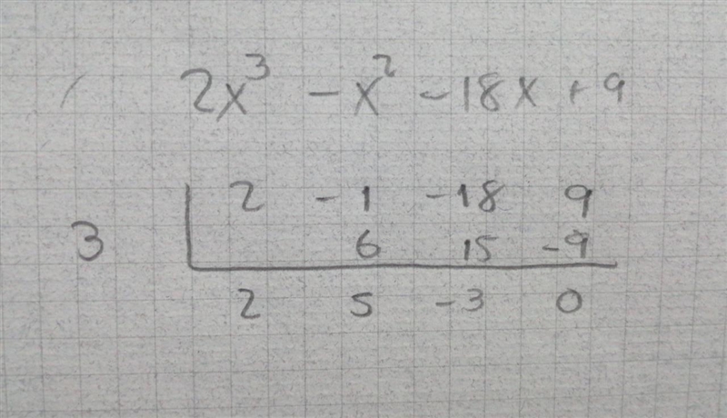 Find all zeroes of h(x)=2x⁴-x³-18x²+9x-example-1