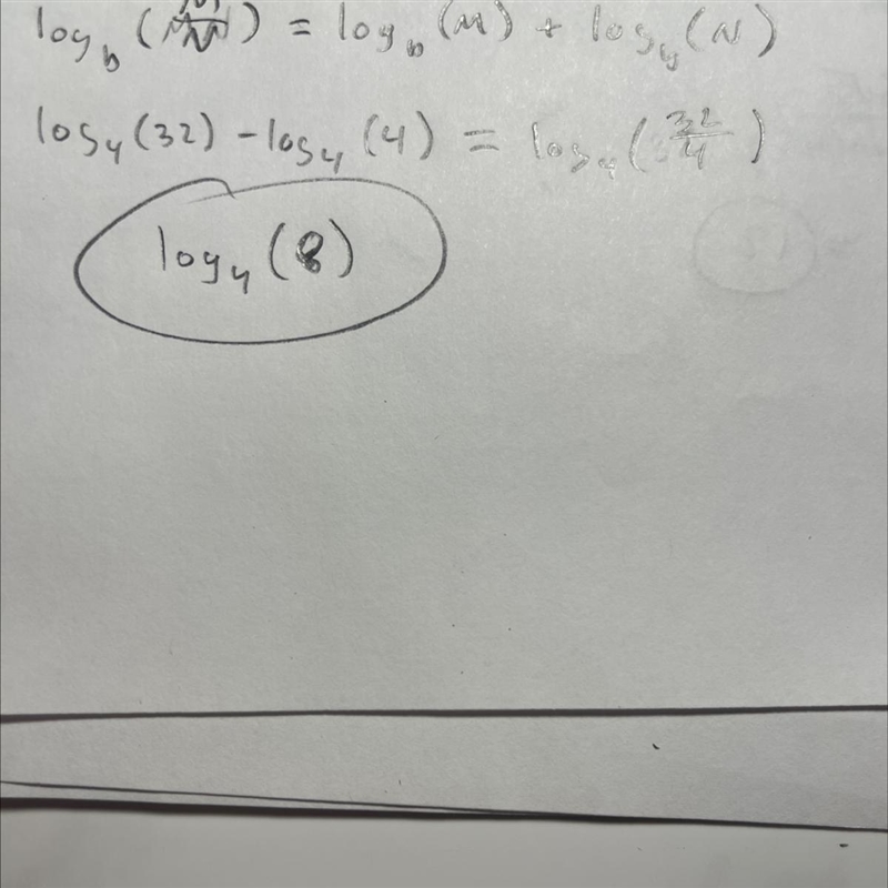 Write the logarithmic expression as a single logarithm.-example-1