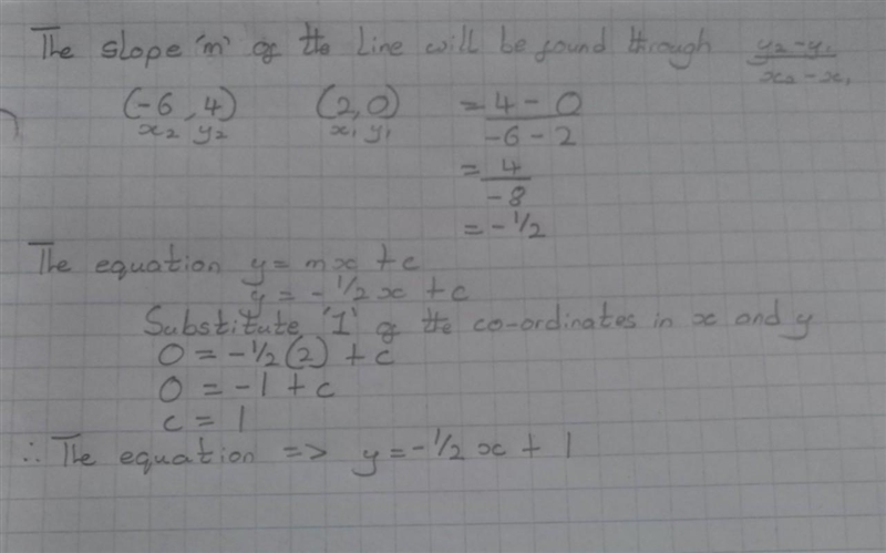 3. (02.04 MC) Choose the equation that represents a line that passes through points-example-1