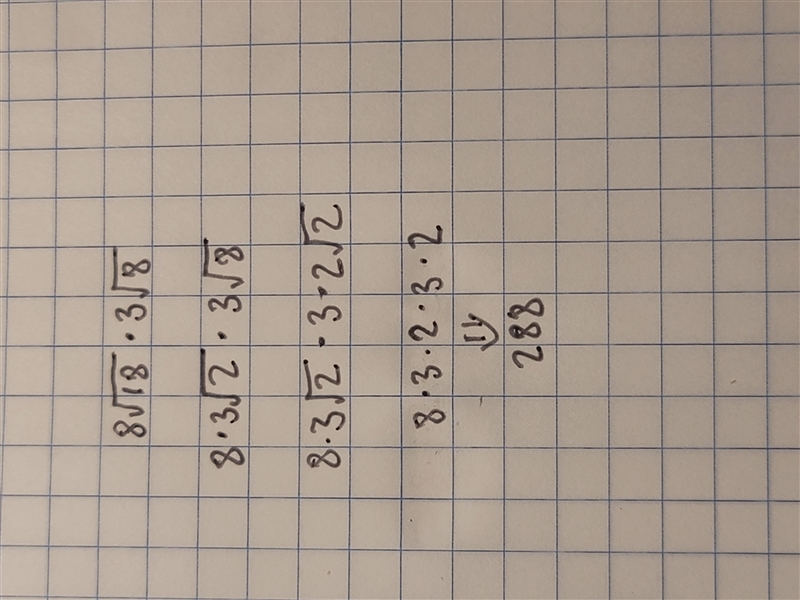 PLEASE HELP 8√18 x 3√8 =-example-1