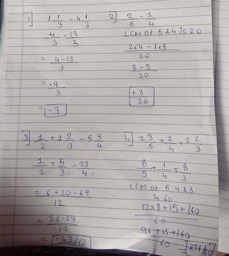 Simplify 1-4 can you show how you got the answer on a sheet of paper.-example-1