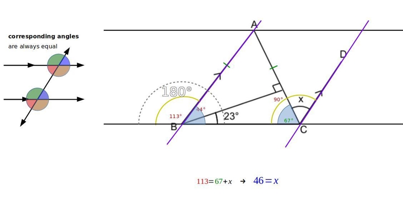 What is the value of x with clear working out please?-example-1