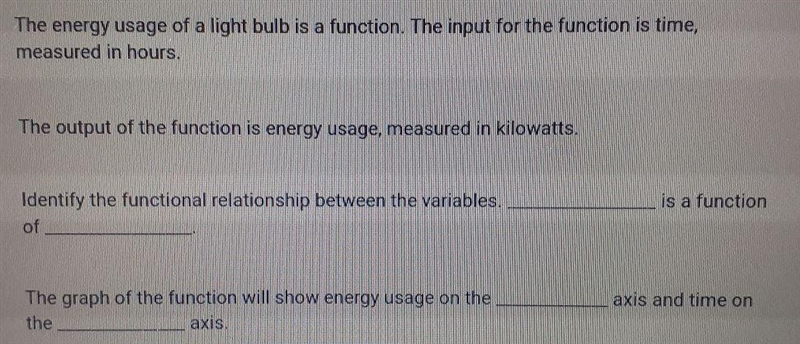 Best Buy the function relationship between the variable blank is a function of-example-1