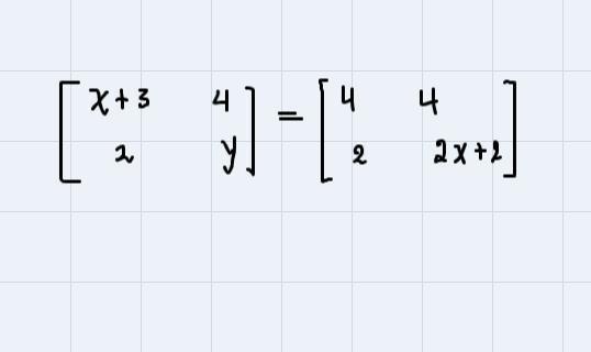 - matrices-find the x and y so that.. (see image)-example-1