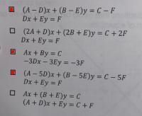 Select all the systems of equations with the same solution-example-1