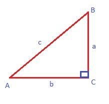 Consider triangle A B C, where angle C is the right angle. Explain why tan A=cot B-example-1