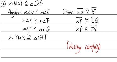 Please please please help I’m dialing Write another valid congruency statement:-example-1