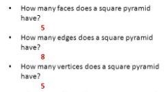 How many faces does a square pyramid have?threefourfivesix-example-1