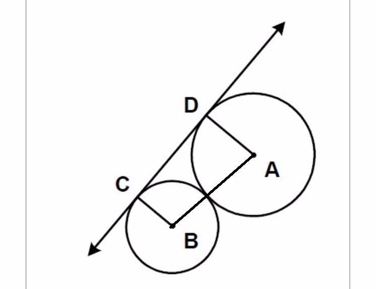 If CD = 4 and AB = 5 and CB = 2, find AD-example-1