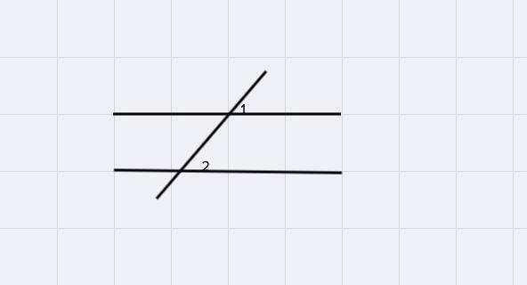 Which diagram represents the hypothesis of the converse of corresponding angles theorem-example-1