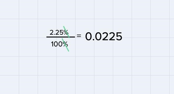 Write 2.25% as fraction to the simplest form-example-1