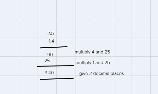 Find each product. Show your reasoning A.(2.5)•(1.4)B.(0.64)•(0.81)-example-1