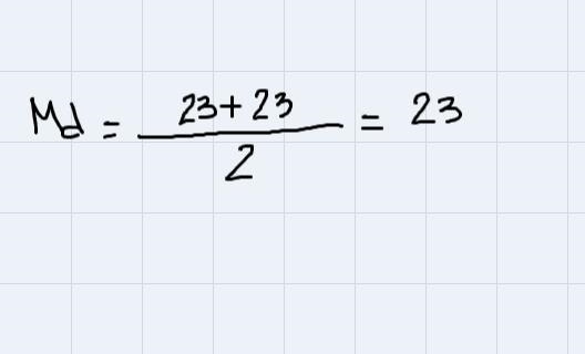 1. This data is about the age of students in a class measured in years: 21, 22, 23, 23, 24, 25. Find-example-2