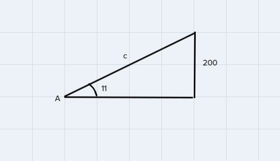 A plane rises from rake-off and flies at an angle of 11° with horizontal runway. When-example-1