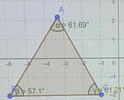 Measure and record its angles for the triangle ur measures are ABC ACB and CAB The-example-1