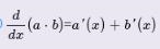 (2) Use the correct formula above to find the derivative of the function-example-1