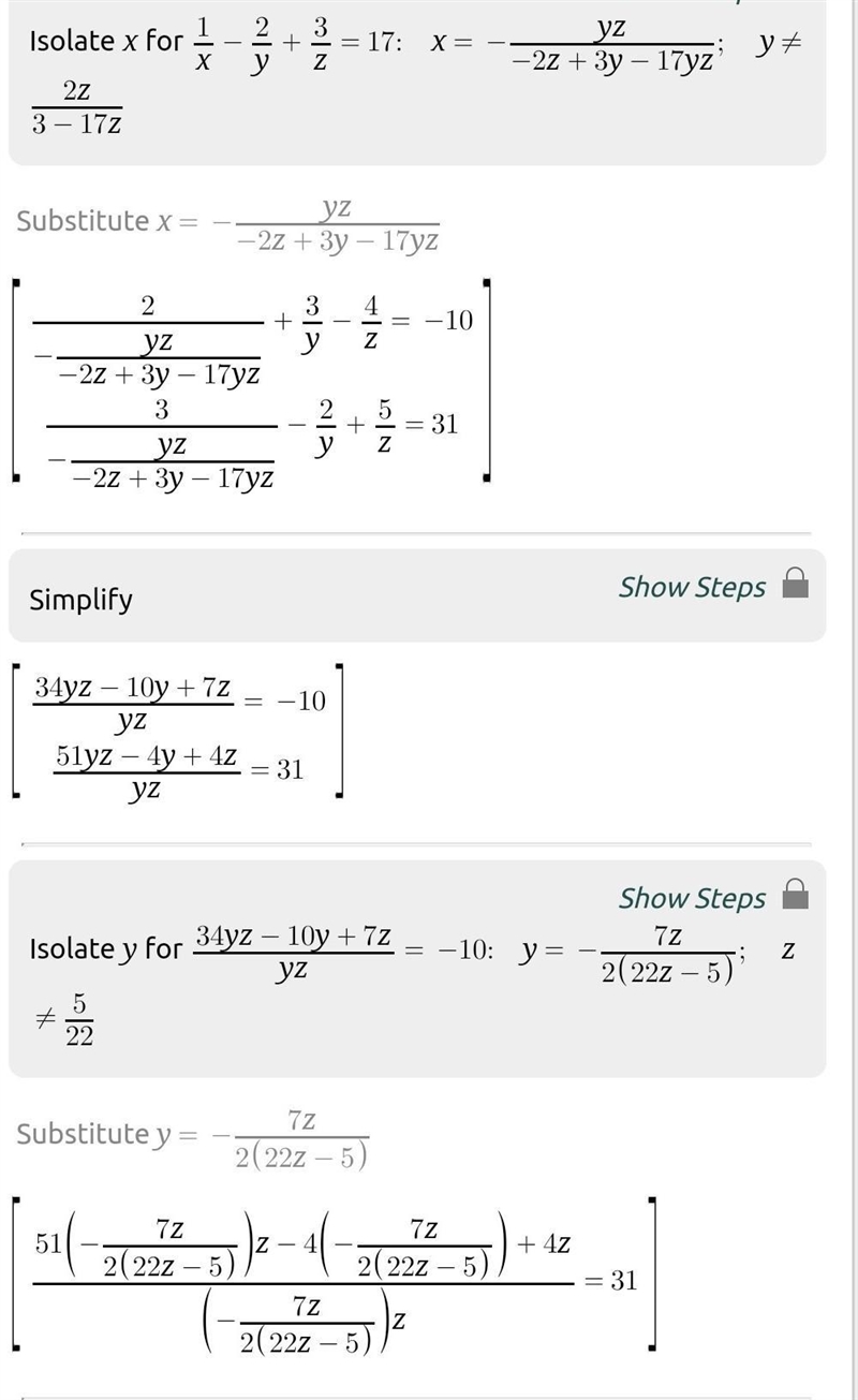 Use elimination method to solve the system of equations-example-1