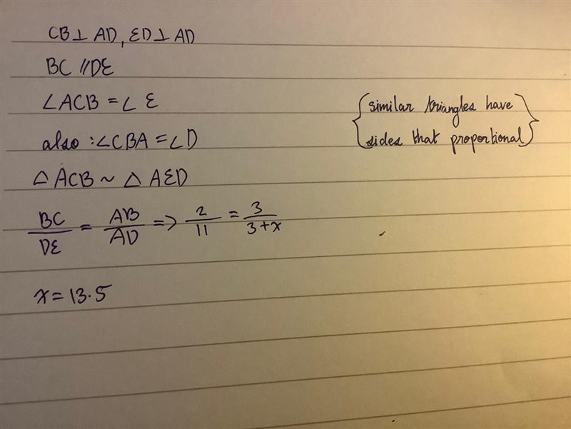 Solve for x in this photo-example-1