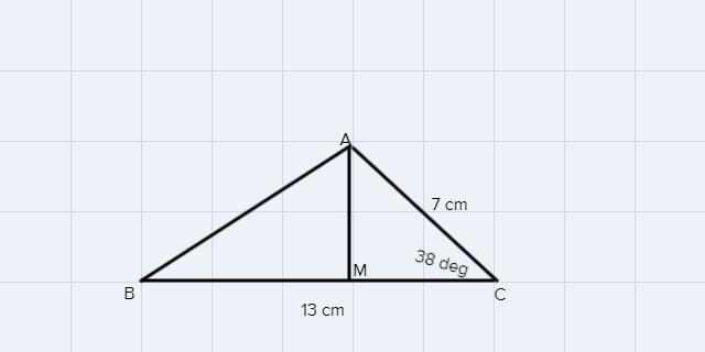 What is the area of the given triangle? Round to thenearest tenth-example-1