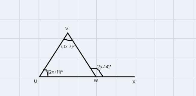 Jan 28,94037 AMUutch helps VideoMAUVW, U is extended through point W to point X,mVWT-example-1