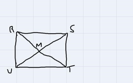 In quadrilateral RSTU, RT and SU intersect at point M, so that RM TM and Rs is parallel-example-1