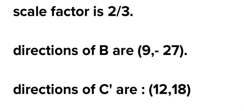 If the scale factor is three and the center of origin is (1,1) dilate the coordinates-example-1